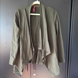 Women’s | Size Medium | Olive Green | Open Front Cardigan